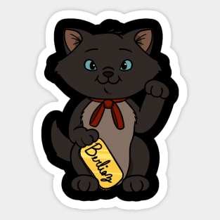 Lucky Cat Berlioz Sticker